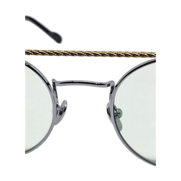 Stylish Silver and Gold Men's Sunglasses - Picture 5 of 5